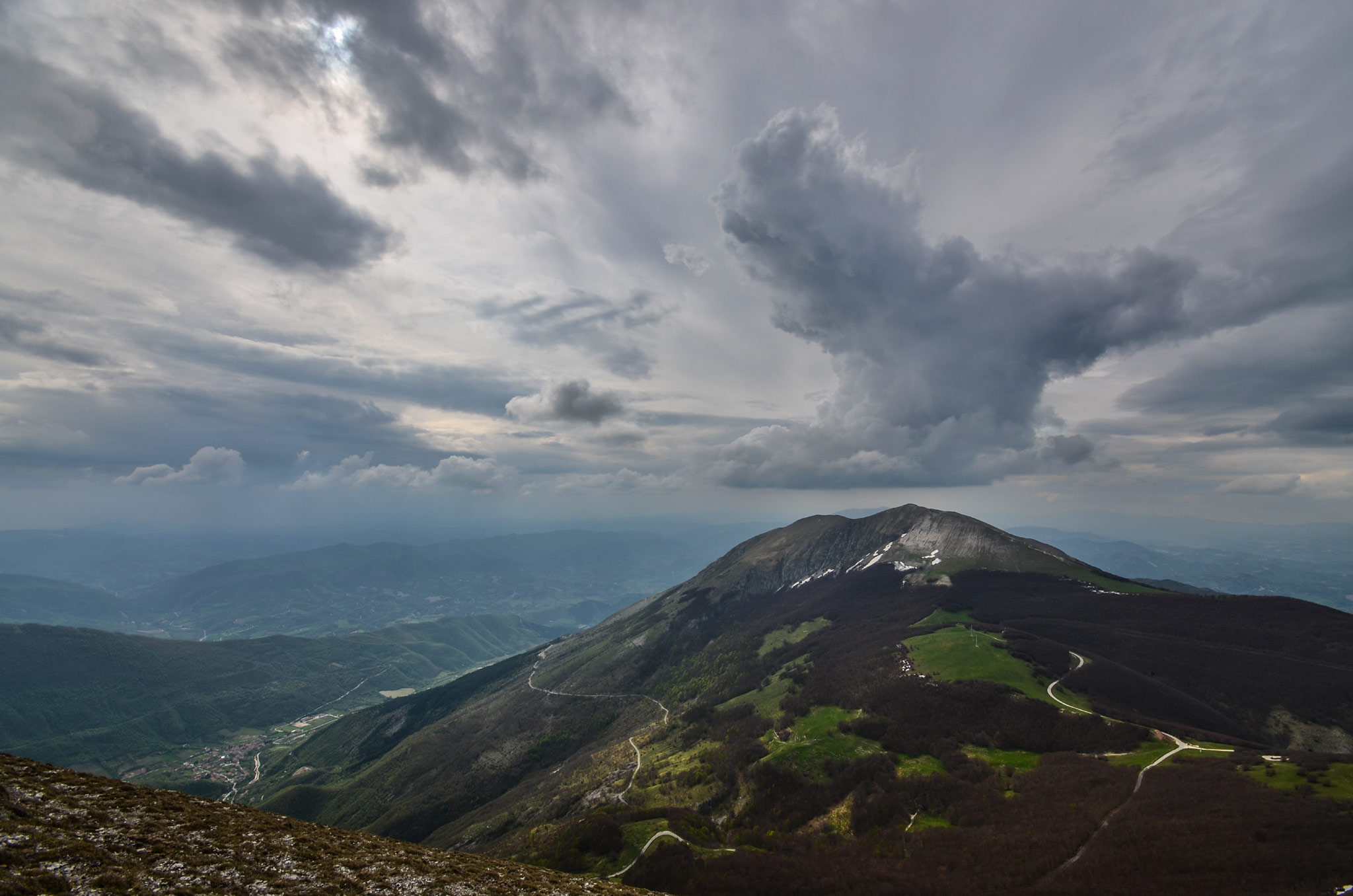 Monte Catria (1,702 m) is a mountain in the central Apennines.